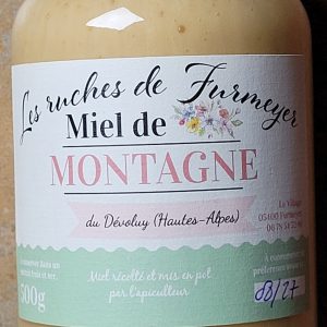 Miel crémeux de montagne du Dévoluy