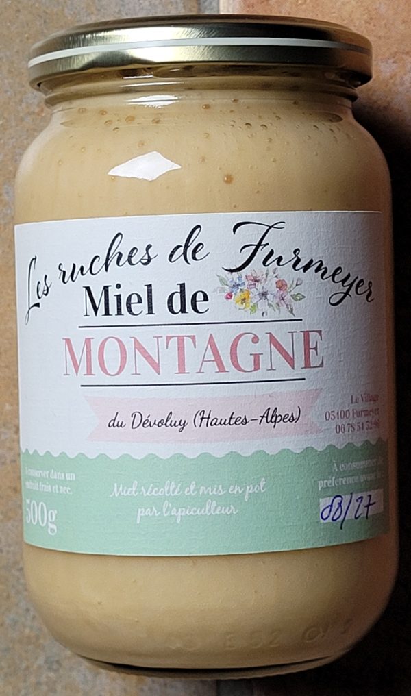Miel crémeux de montagne du Dévoluy